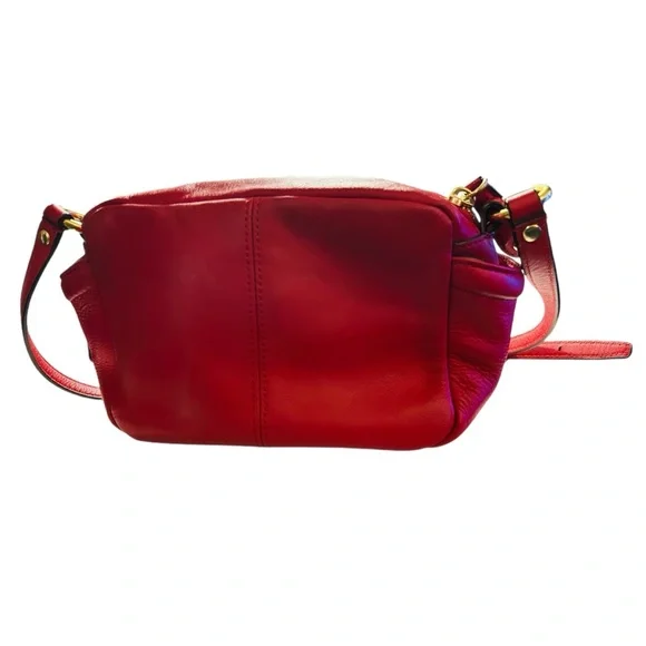 Coach Scarlet Leather Front Buckle Crossbody Bag - Picture 3 of 8